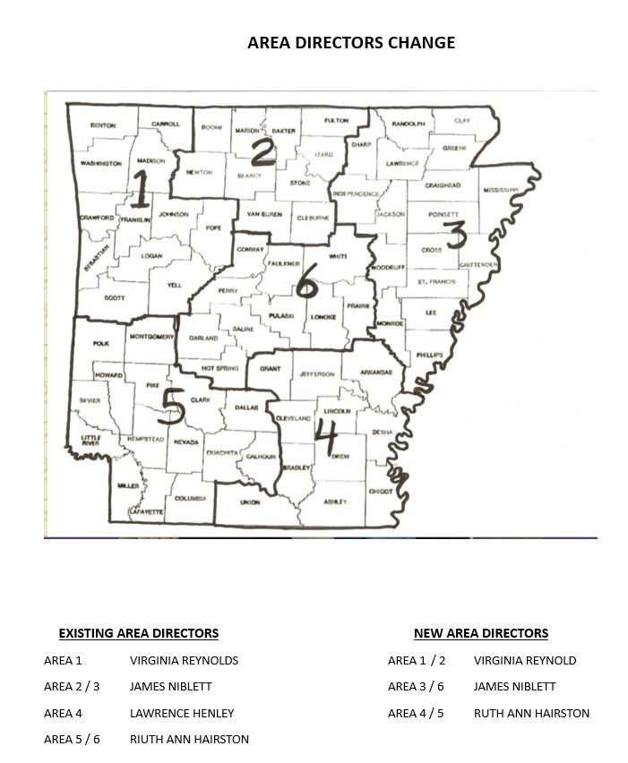 Arkansas Area Map